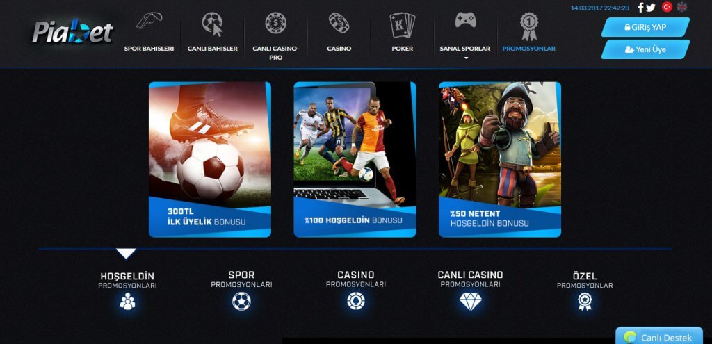piabet bonus